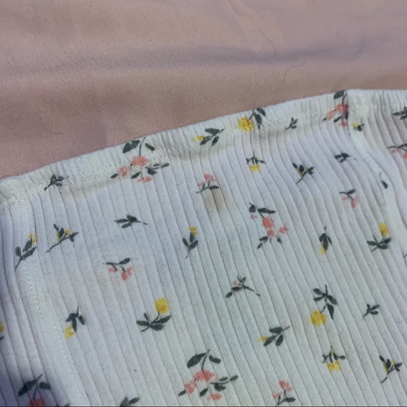 Forever 21 White Flower Lace Tube Top - Picture 4 of 6